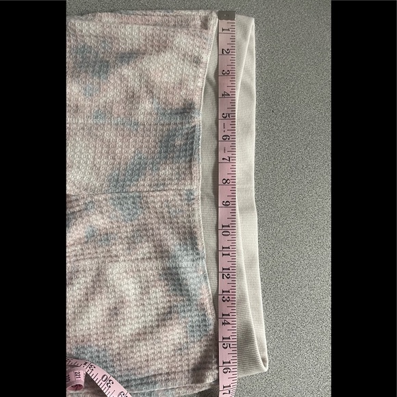 Danskin Marble Print Waffle 2pc Pj Set Size Large - Picture 13 of 15